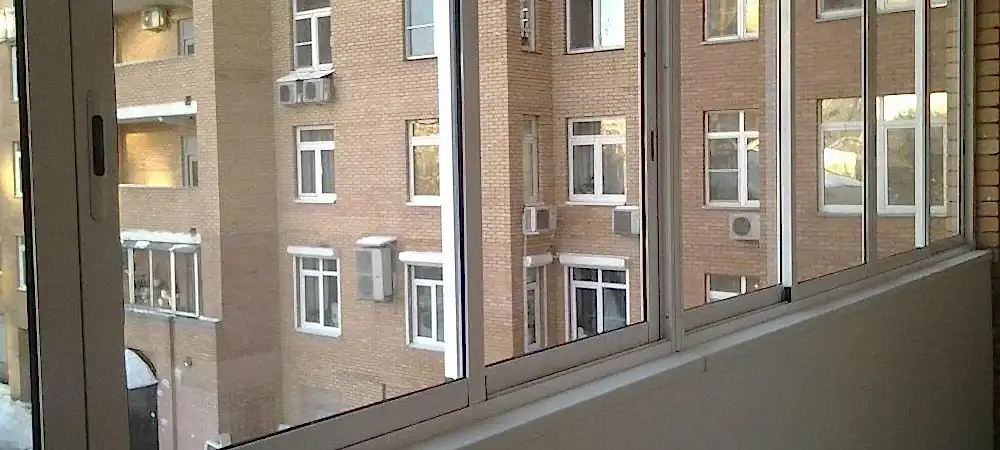 Остекление лоджии алюминиевым профилем