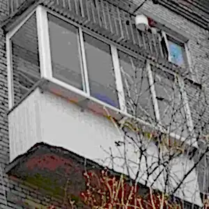 остекление балкона с выносом