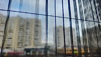 Полотно плиссированное москитной сетки